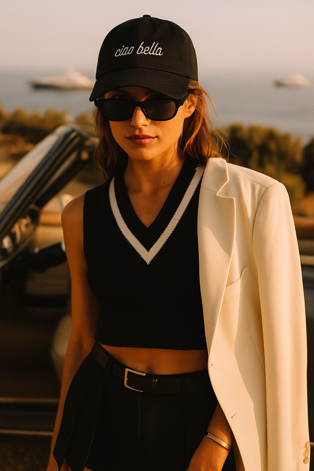 The “ciao bella” Hat — Organic Cotton, Amalfi Coast Energy