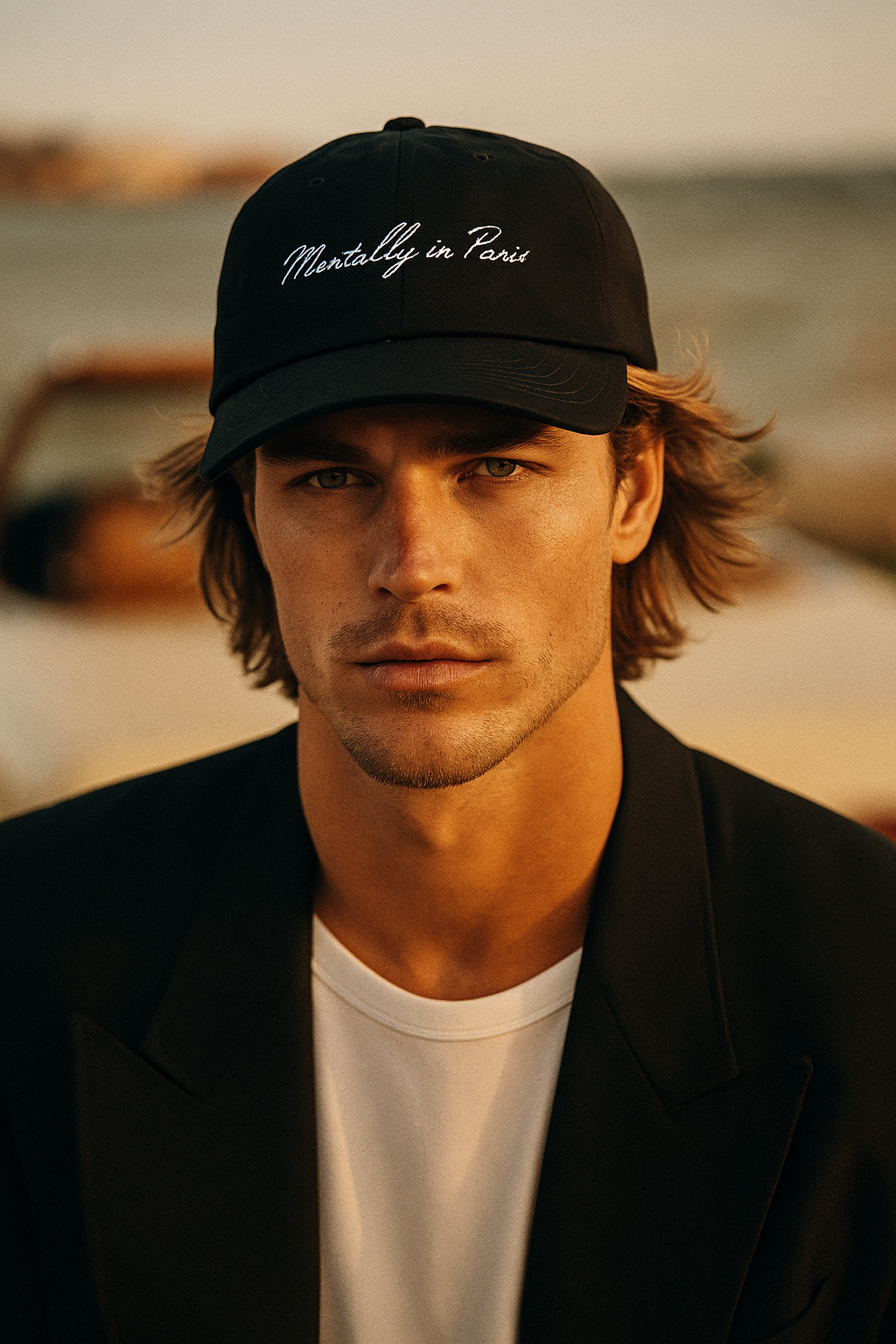 The “Mentally in Paris” Hat — Organic Cotton, Elsewhere Always