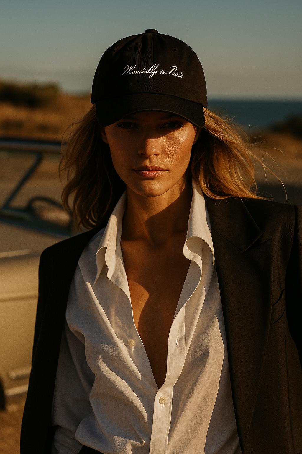 The “Mentally in Paris” Hat — Organic Cotton, Elsewhere Always